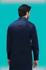 Chitrali Wool Navy Blue Unstiched Man’s Shalwar Kameez