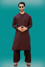 Deep Burgundy Surprize Poly-Viscose