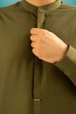 Olive green Surprize Poly-Viscose 1